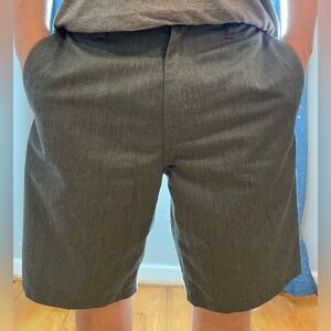 Volcom Men's Charcoal Flat Front Shorts